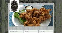 Desktop Screenshot of colonelsrestaurant.com
